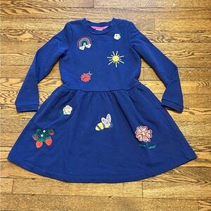 Mini Boden 7-8Y Sweatshirt Dress